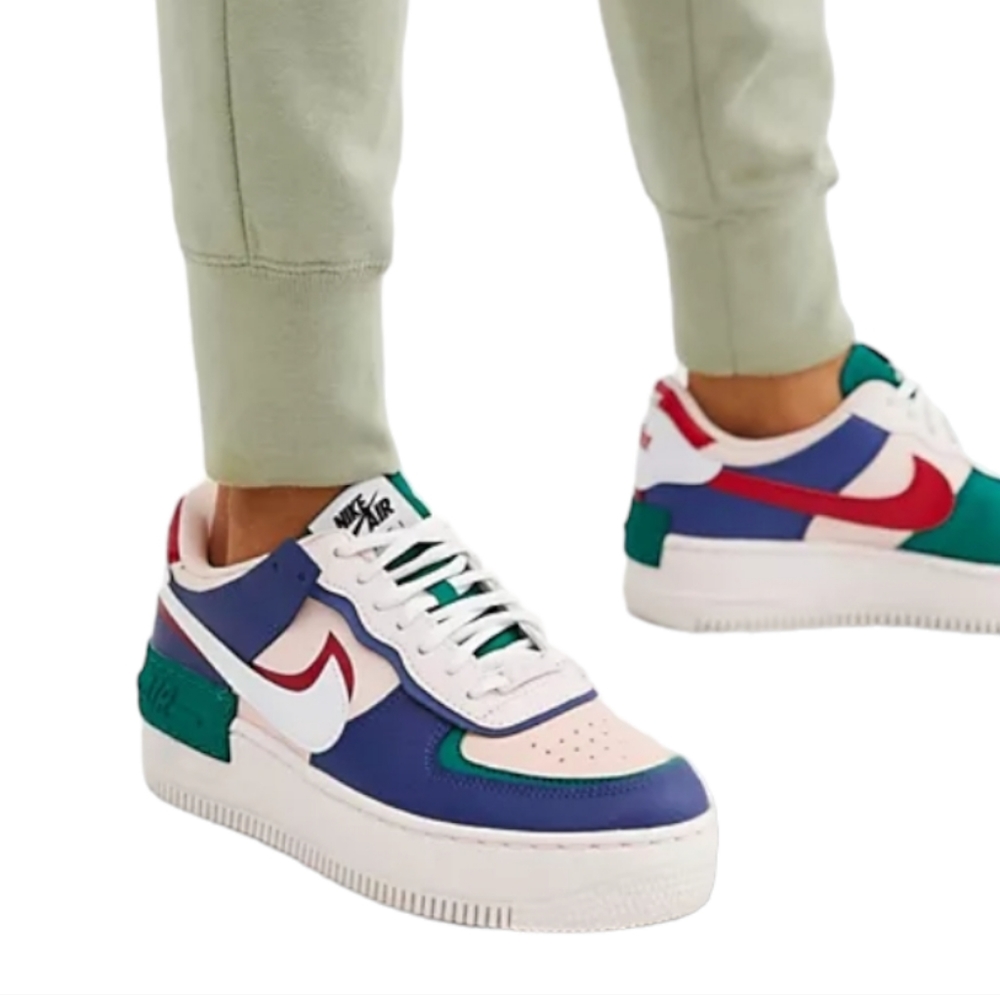 Nike Women's Air Force 1 Low Shadow Mystic Navy CI0919-400 Sneakers